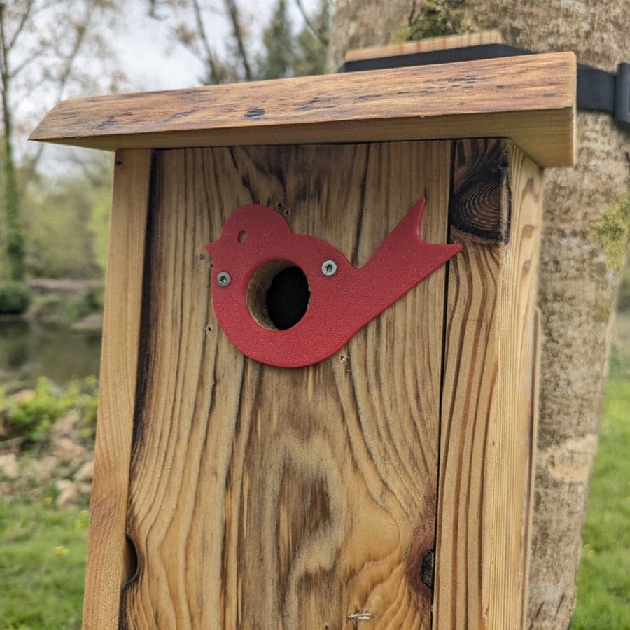 Plaque de protection de trou d’envol L’Oiseau — vue principale