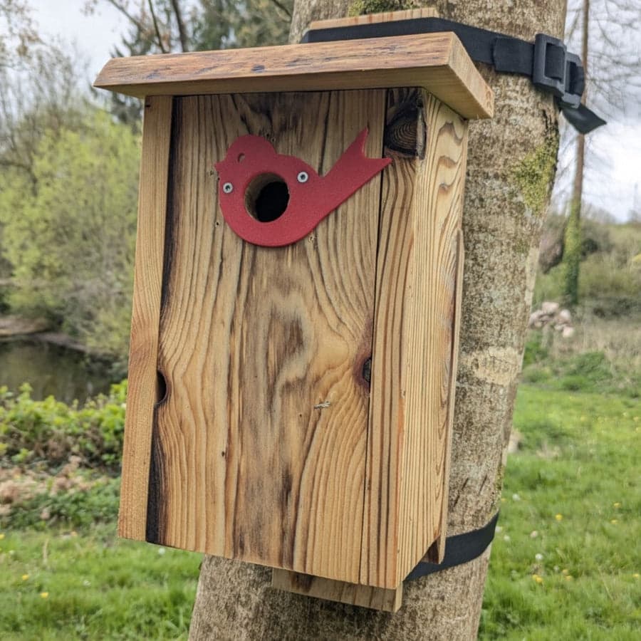 Plaque de protection de trou d’envol L’Oiseau — vue 2